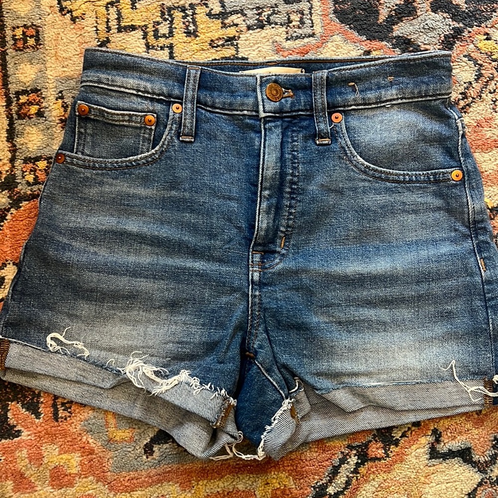 Madewell Denim High Rise Shorts